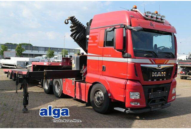 MAN 28.500 TGX 6x2, Kran PM 40528, Funk, Seilwinde - Cabeza tractora: foto 1 MAN 28.500 TGX 6x2, Kran PM 40528, Funk, Seilwinde - Cabeza tractora: foto 1