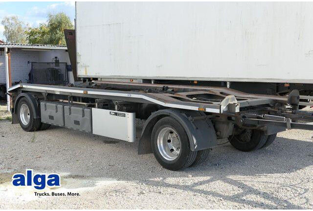 HKM G 18 ZL 5,0, Außenroller 5 bis 7m, Luftfederun - Remolque portacontenedore/ Intercambiable: foto 1 HKM G 18 ZL 5,0, Außenroller 5 bis 7m, Luftfederun - Remolque portacontenedore/ Intercambiable: foto 1