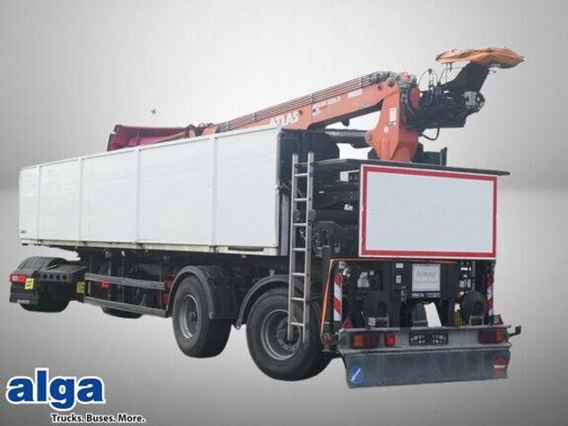 Langendorf SSH 20/25, Kalksandstein, Kran Atlas AK330.2V - Semirremolque plataforma/ Caja abierta: foto 1 Langendorf SSH 20/25, Kalksandstein, Kran Atlas AK330.2V - Semirremolque plataforma/ Caja abierta: foto 1