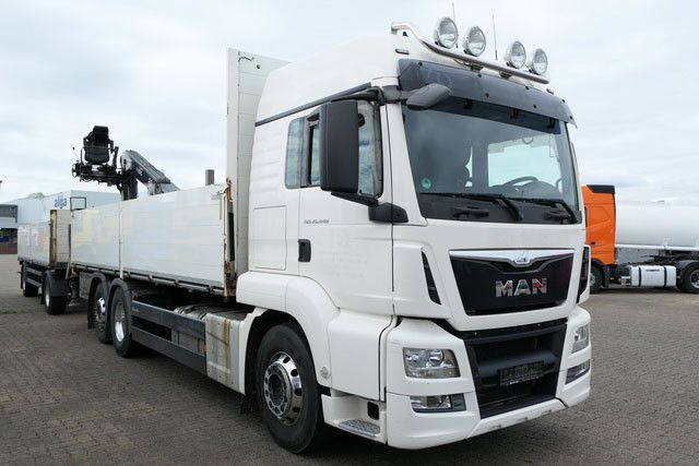 MAN 26.440 TGS LL 6x2, Kran Fassi F195AS.22, AHK, AC - Camión caja abierta, Camión grúa: foto 2 MAN 26.440 TGS LL 6x2, Kran Fassi F195AS.22, AHK, AC - Camión caja abierta, Camión grúa: foto 2