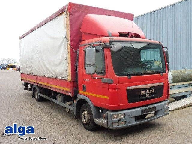 MAN TGL 8.180/LBW/Schiebeverdeck/Automatik - Camión lona: foto 1 MAN TGL 8.180/LBW/Schiebeverdeck/Automatik - Camión lona: foto 1