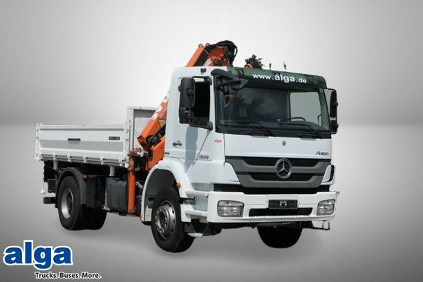 Camión volquete, Camión grúa Mercedes-Benz 1829 K Axor, Atlas 116.3-A2L, AHK, Greifer,Klima: foto 1
