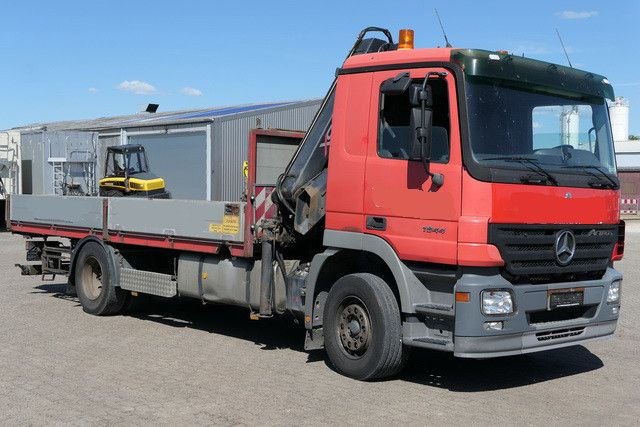Camión caja abierta, Camión grúa Mercedes-Benz 1844 L Actros 4x2, Hiab 144E-3, Funk, Voll-Luft: foto 6