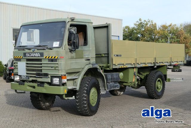 Scania P92HK 4x4, Allrad, Einzelbereifung, Klima, 40tkm - Camión caja abierta: foto 1 Scania P92HK 4x4, Allrad, Einzelbereifung, Klima, 40tkm - Camión caja abierta: foto 1