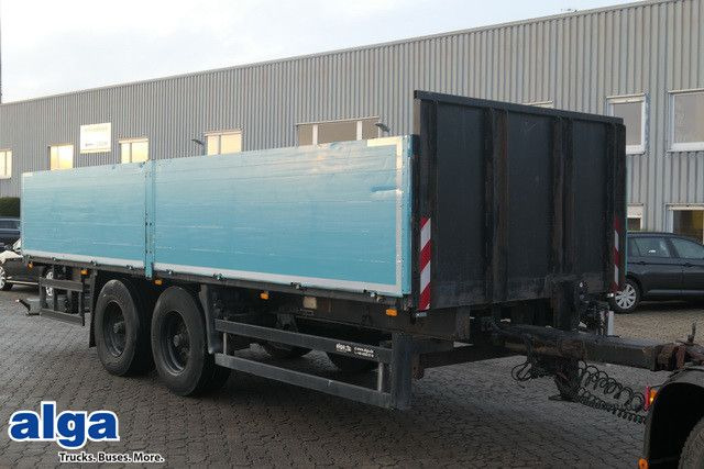 Schmitz Cargobull PR 18, Tandem, 1m Bordwände, BPW, Luftfederung - Remolque plataforma/ Caja abierta: foto 1 Schmitz Cargobull PR 18, Tandem, 1m Bordwände, BPW, Luftfederung - Remolque plataforma/ Caja abierta: foto 1