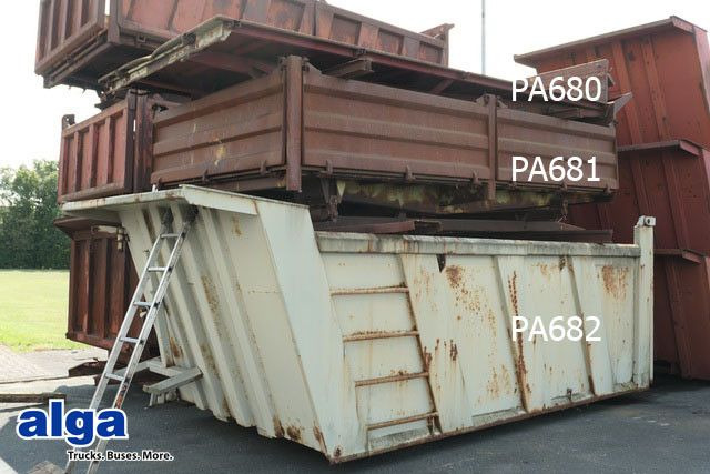 Stahl- Hinterkippmulde ca. 17 cbm, Hilfsrahmen - Carrocería basculante: foto 1 Stahl- Hinterkippmulde ca. 17 cbm, Hilfsrahmen - Carrocería basculante: foto 1