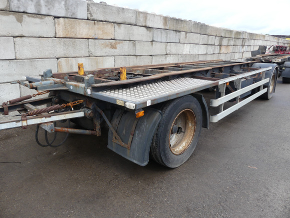 REF:WD-83-GR - Remorque porte container Floor FLA-10-108 - Remolque portacontenedore/ Intercambiable: foto 1 REF:WD-83-GR - Remorque porte container Floor FLA-10-108 - Remolque portacontenedore/ Intercambiable: foto 1