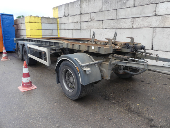 REF:WS-RS-95 - Remorque porte container GS Meppel AIC-2700N - Remolque portacontenedore/ Intercambiable: foto 1 REF:WS-RS-95 - Remorque porte container GS Meppel AIC-2700N - Remolque portacontenedore/ Intercambiable: foto 1