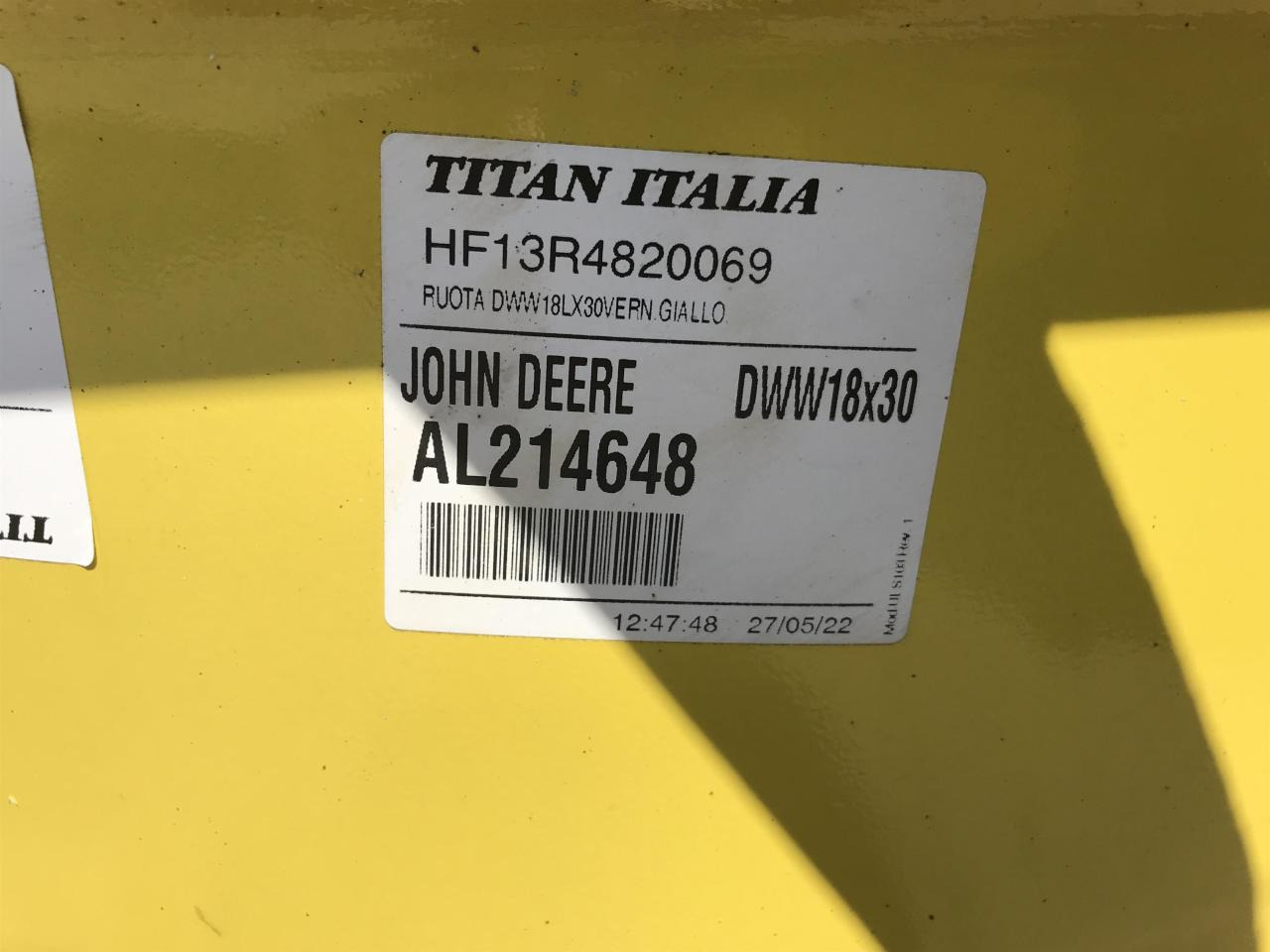John Deere 18x30 - Neumático para Maquinaria agrícola: foto 4 John Deere 18x30 - Neumático para Maquinaria agrícola: foto 4