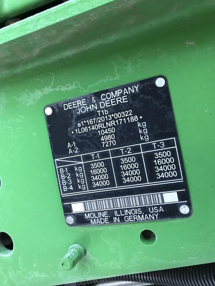 Tractor John Deere 6R 140: foto 13