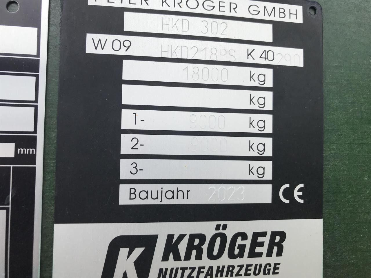 Remolque volquete Kröger HKD 302: foto 9 Remolque volquete Kröger HKD 302: foto 9