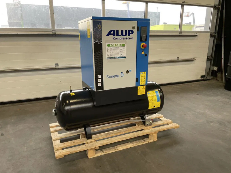 Alup Sonetto 5 - 200 Elektrische Schroefcompressor 4 kW 470 L/Min 10 Bar op ketel - Compresor de aire: foto 4 Alup Sonetto 5 - 200 Elektrische Schroefcompressor 4 kW 470 L/Min 10 Bar op ketel - Compresor de aire: foto 4