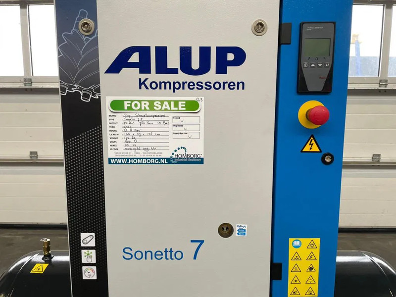 Alup Sonetto 7.5 + 200 Elektrische Schroefcompressor 5.5 kw 780 L / min 10 Bar - Compresor de aire: foto 5 Alup Sonetto 7.5 + 200 Elektrische Schroefcompressor 5.5 kw 780 L / min 10 Bar - Compresor de aire: foto 5