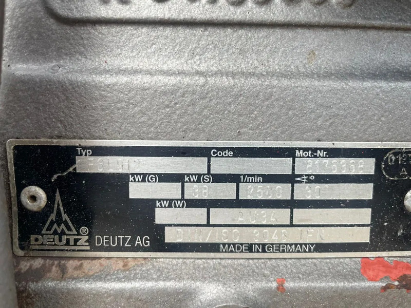 Deutz F3L 912 Motor 3 cilinder 38 kW 52 PK Diesel Motor - Motor para Equipo de manutención: foto 3 Deutz F3L 912 Motor 3 cilinder 38 kW 52 PK Diesel Motor - Motor para Equipo de manutención: foto 3