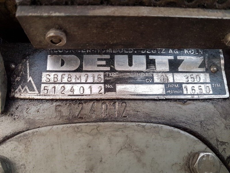 Deutz SBF8M 716 Diesel motor 256 kW 350 PK Diesel Engine - Motor para Maquinaria de construcción: foto 4 Deutz SBF8M 716 Diesel motor 256 kW 350 PK Diesel Engine - Motor para Maquinaria de construcción: foto 4