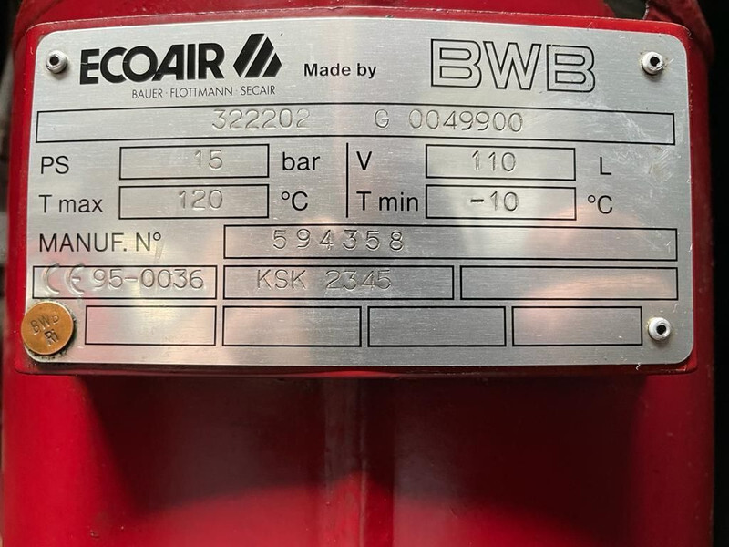Compresor de aire Ecoair D102 Elektrische Schroefcompressor 75 kW 10.000 L / min 8 Bar: foto 14