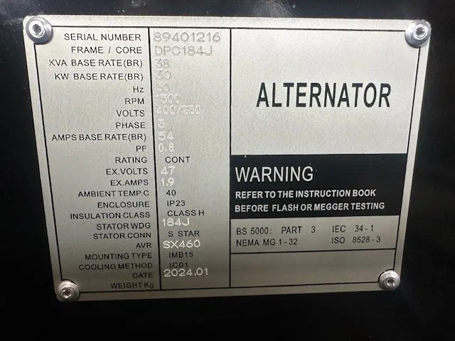 Generatordeel 38 kVA generatordeel Alternator New ! - Generador industriale: foto 4 Generatordeel 38 kVA generatordeel Alternator New ! - Generador industriale: foto 4