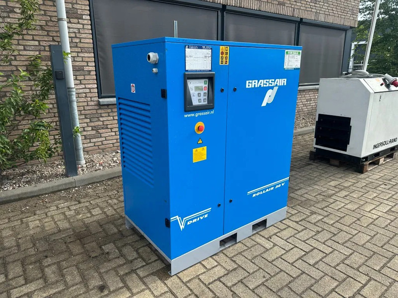 Grassair RLR 30 V9 Rollair 30V 22 kW 3000 L / min 10 Bar Elektrische Schroefcompressor Frequentiegeregeld - Compresor de aire: foto 2 Grassair RLR 30 V9 Rollair 30V 22 kW 3000 L / min 10 Bar Elektrische Schroefcompressor Frequentiegeregeld - Compresor de aire: foto 2