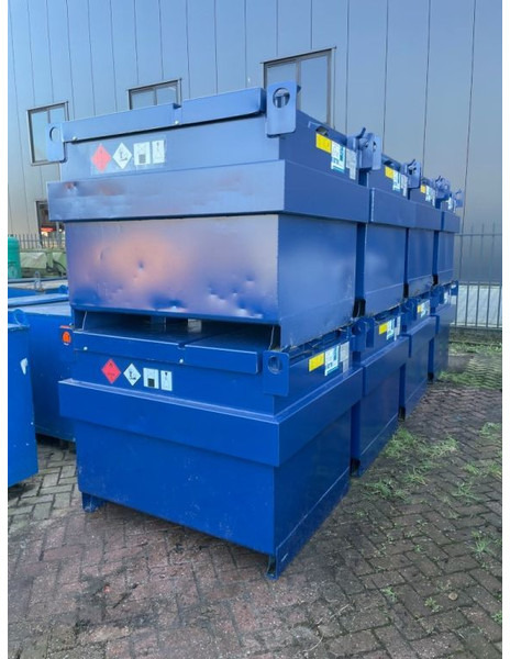 Tanque de almacenamiento Kiwa IBC Steenbergen 750 liter Dieseltank met handpomp: foto 11