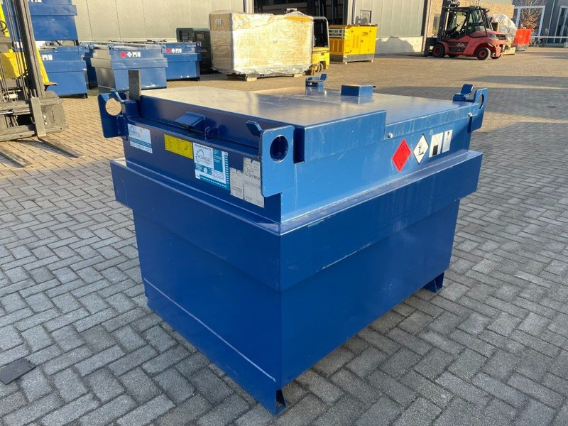 Tanque de almacenamiento Kiwa IBC Steenbergen 750 liter Dieseltank met handpomp: foto 10