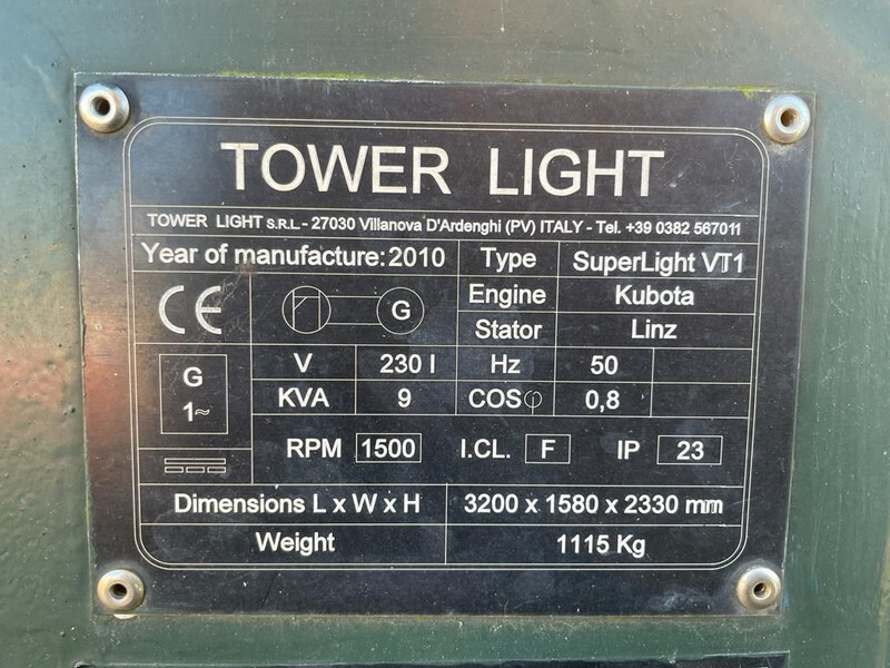 Kubota Superlight VT1 - Torre de iluminación: foto 4 Kubota Superlight VT1 - Torre de iluminación: foto 4