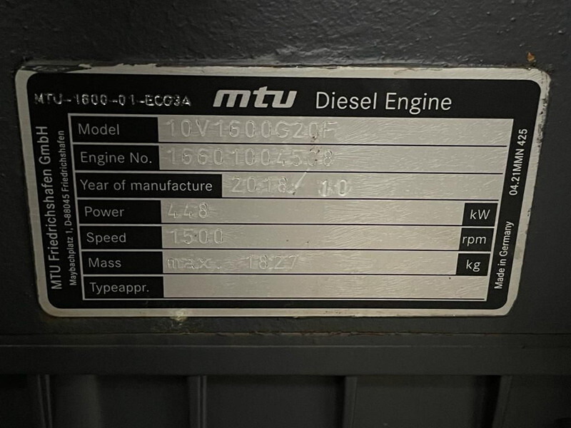 MTU Mecc Alte Spa 600 kVA Supersilent generatorset Stage 5 ! Ultra Low Emission ! As New ! - Generador industriale: foto 5 MTU Mecc Alte Spa 600 kVA Supersilent generatorset Stage 5 ! Ultra Low Emission ! As New ! - Generador industriale: foto 5