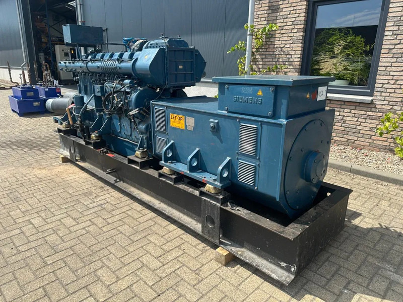 Generador industriale Mitsubishi S8NPTA 510 kVA generatorset as New ! 182 hours !: foto 12