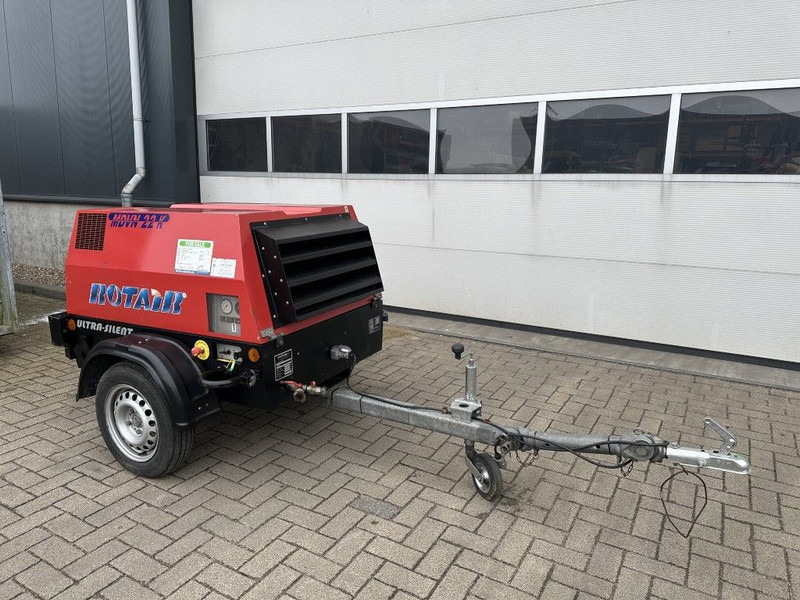 Rotair MDVN 22 K Kubota 2000 L / min 6.5 Bar Mobiele Diesel Compressor as New ! - Compresor de aire: foto 2 Rotair MDVN 22 K Kubota 2000 L / min 6.5 Bar Mobiele Diesel Compressor as New ! - Compresor de aire: foto 2