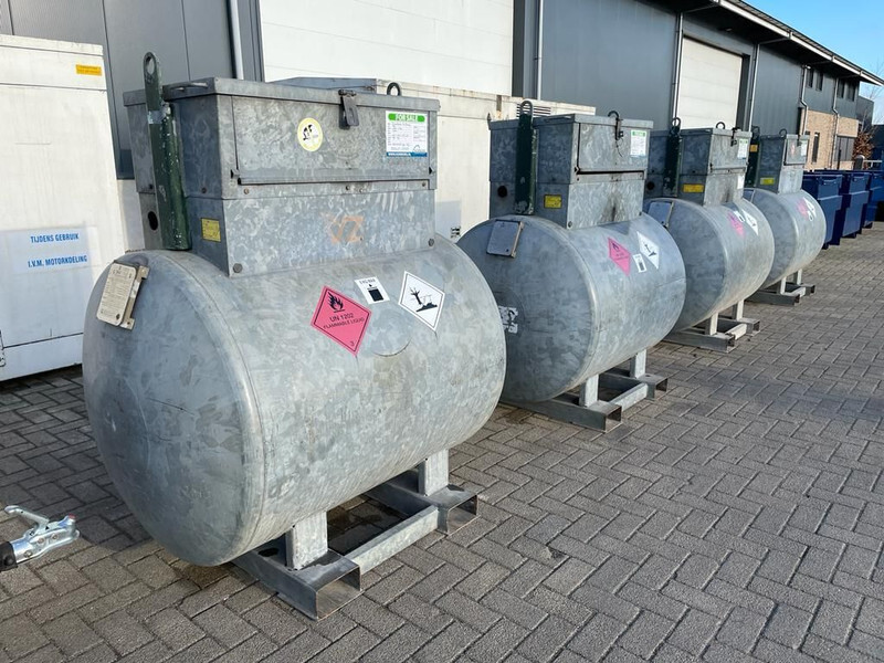 Tanque de almacenamiento dieseltank Rietberg 1000 liter Dieseltank Gegalvaniseerd IBC: foto 7