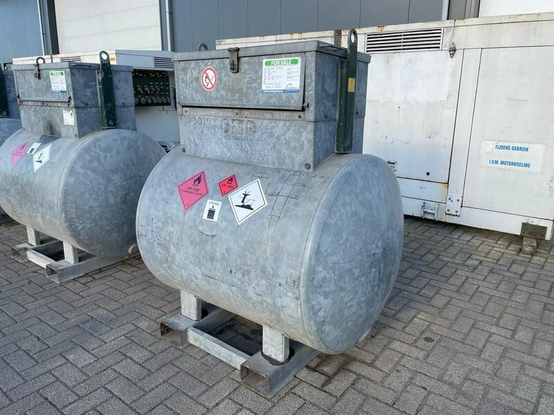 Tanque de almacenamiento dieseltank Rietberg 1000 liter Dieseltank Gegalvaniseerd IBC met keuring !: foto 11
