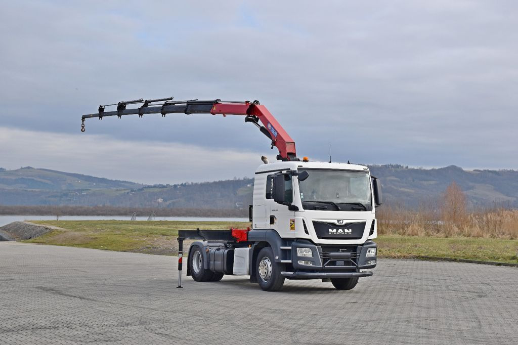 MAN TGS 18.500 Sattelzugmaschine + KRAN/FUNK MAN TGS 18.500 Sattelzugmaschine + KRAN/FUNK - Cabeza tractora: foto 2 MAN TGS 18.500 Sattelzugmaschine + KRAN/FUNK MAN TGS 18.500 Sattelzugmaschine + KRAN/FUNK - Cabeza tractora: foto 2