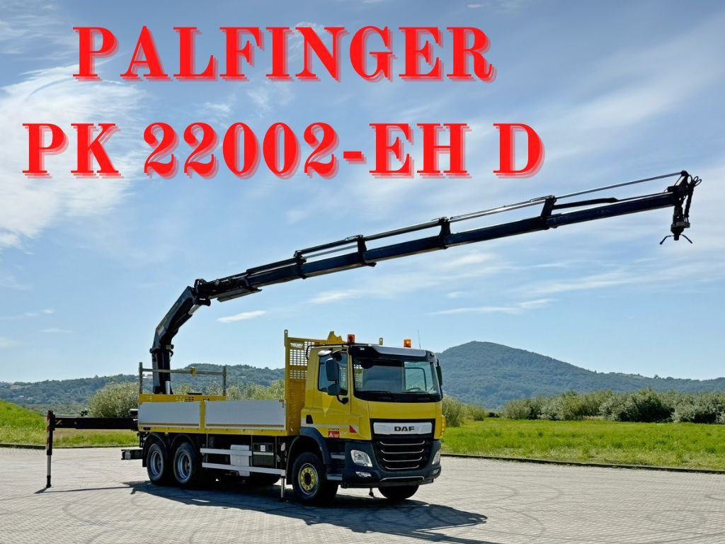 DAF CF 450 * PK 22002 - EH D + FUNK * 6x4 * TOP - Camión grúa: foto 1 DAF CF 450 * PK 22002 - EH D + FUNK * 6x4 * TOP - Camión grúa: foto 1