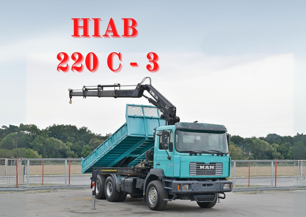 MAN 27-314 * HIAB 220 C - 3 + FUNK * 6x4 - Camión grúa: foto 1 MAN 27-314 * HIAB 220 C - 3 + FUNK * 6x4 - Camión grúa: foto 1