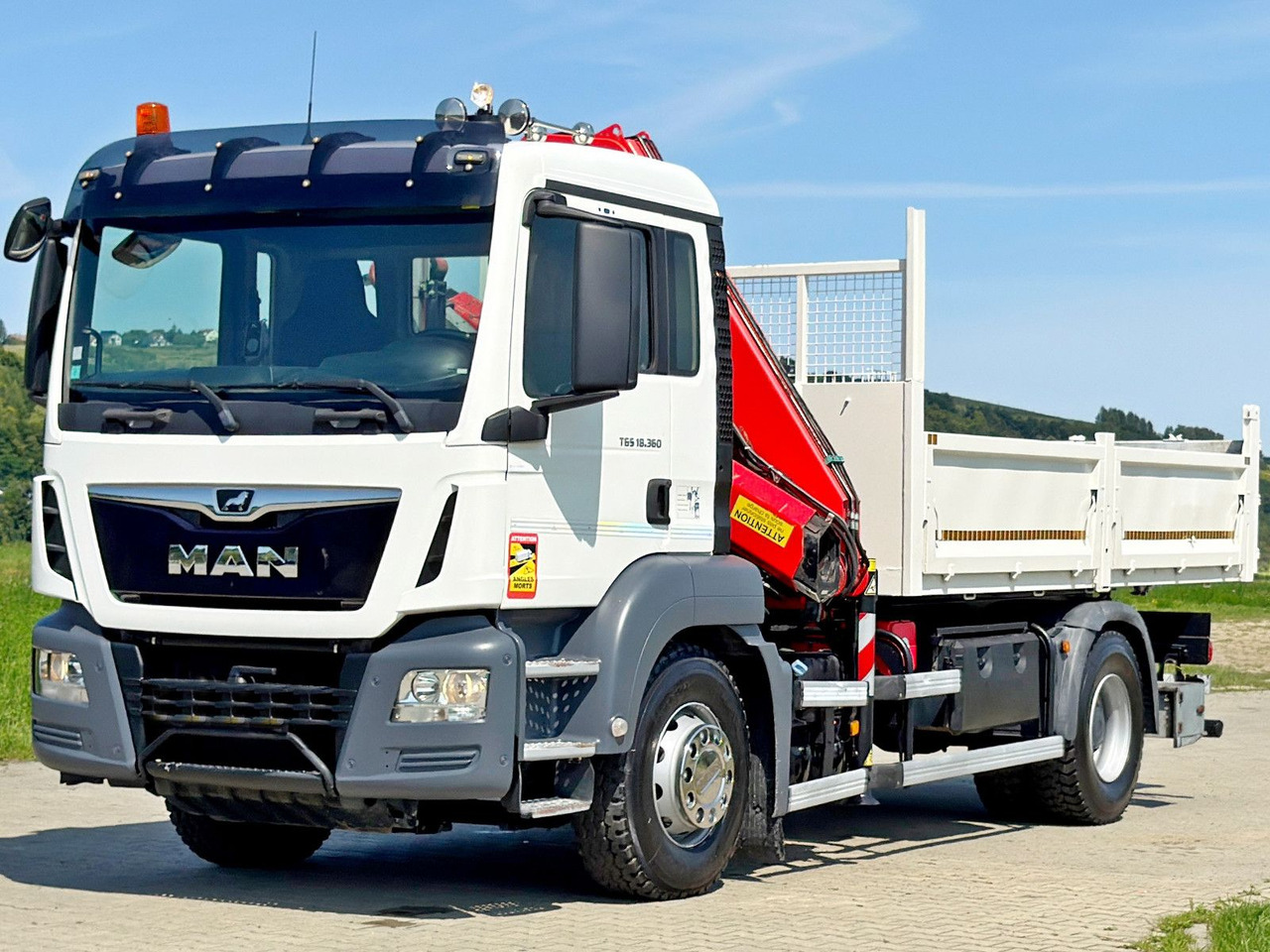 MAN TGS 18.360 * FASSI F135A.0.23 + FUNK * TOP - Camión volquete, Camión grúa: foto 3 MAN TGS 18.360 * FASSI F135A.0.23 + FUNK * TOP - Camión volquete, Camión grúa: foto 3