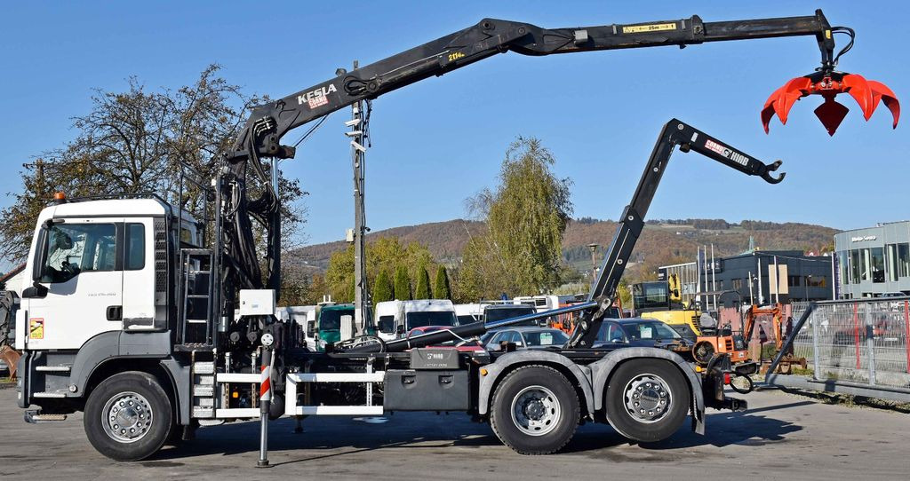 MAN TGS 26.360 Abrollkipper* KESLA 2114 Z * TOP MAN TGS 26.360 Abrollkipper* KESLA 2114 Z * TOP - Camión multibasculante, Camión grúa: foto 5 MAN TGS 26.360 Abrollkipper* KESLA 2114 Z * TOP MAN TGS 26.360 Abrollkipper* KESLA 2114 Z * TOP - Camión multibasculante, Camión grúa: foto 5