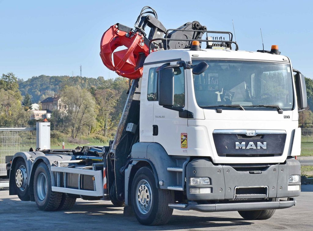 MAN TGS 26.360 Abrollkipper* KESLA 2114 Z * TOP - Camión multibasculante, Camión grúa: foto 3 MAN TGS 26.360 Abrollkipper* KESLA 2114 Z * TOP - Camión multibasculante, Camión grúa: foto 3