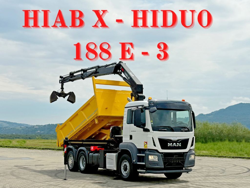 MAN TGS 26.400 * HIAB X-HIDUO 188 E-3 + FUNK * 6x4 - Camión grúa: foto 1 MAN TGS 26.400 * HIAB X-HIDUO 188 E-3 + FUNK * 6x4 - Camión grúa: foto 1
