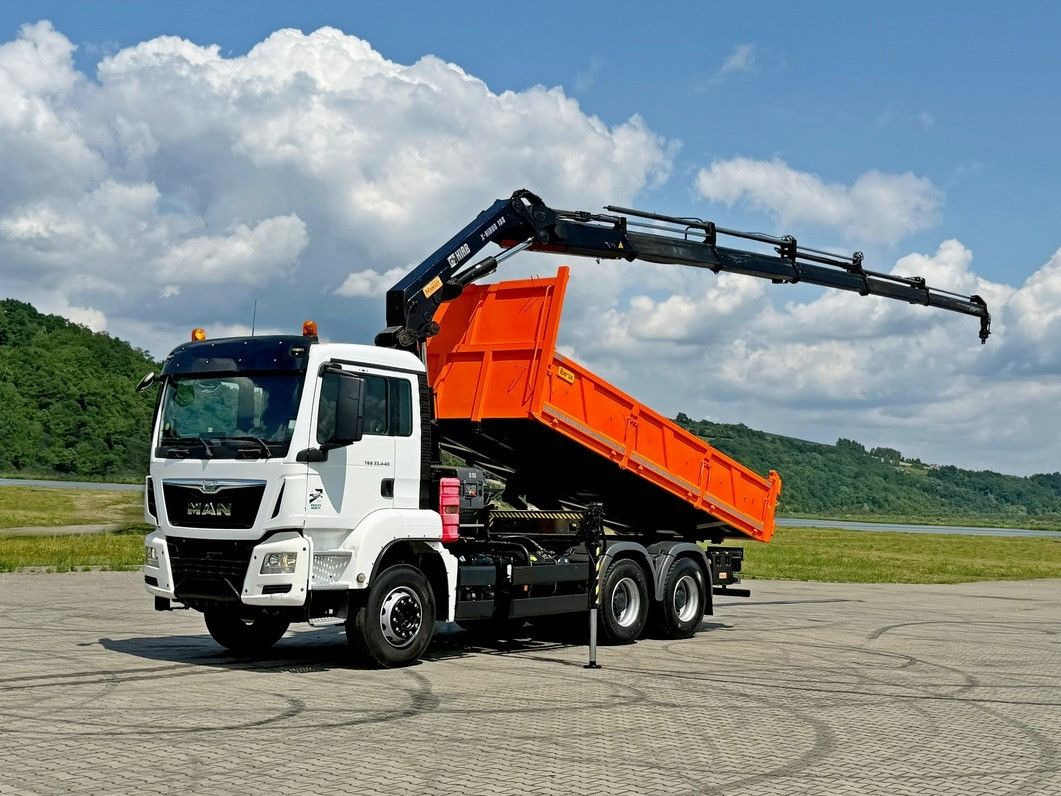 MAN TGS 33.440 * HIAB X-HIDUO 188 E-5 + FUNK * 6x4 - Camión volquete, Camión grúa: foto 2 MAN TGS 33.440 * HIAB X-HIDUO 188 E-5 + FUNK * 6x4 - Camión volquete, Camión grúa: foto 2