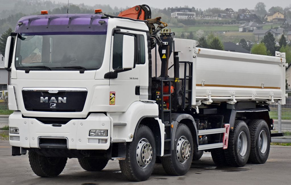 MAN TGS 35.440 * KIPPER 5,80m + KRAN * TOPZUSTAND MAN TGS 35.440 * KIPPER 5,80m + KRAN * TOPZUSTAND - Camión grúa, Camión volquete: foto 5 MAN TGS 35.440 * KIPPER 5,80m + KRAN * TOPZUSTAND MAN TGS 35.440 * KIPPER 5,80m + KRAN * TOPZUSTAND - Camión grúa, Camión volquete: foto 5