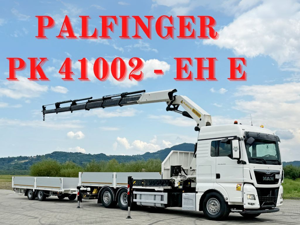 MAN TGX 26.440 * PK 41002-EH E + FUNK + Anhänger*TOP - Camión grúa: foto 1 MAN TGX 26.440 * PK 41002-EH E + FUNK + Anhänger*TOP - Camión grúa: foto 1