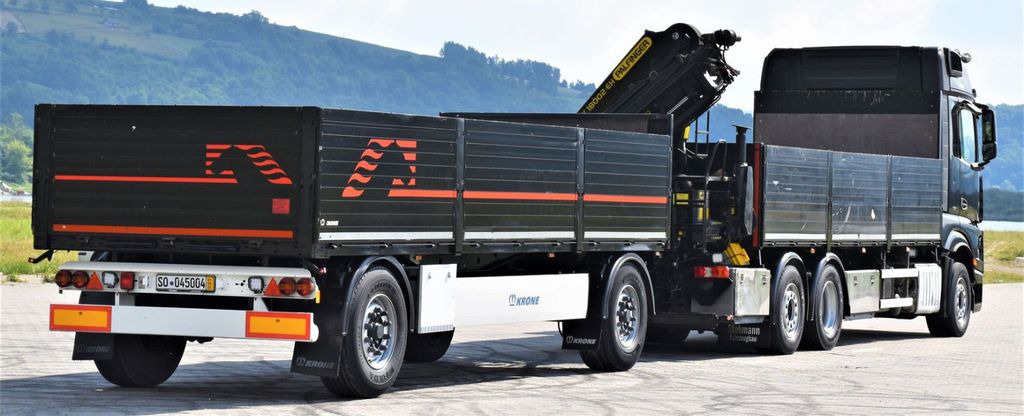 Camión grúa, Camión caja abierta Mercedes-Benz ACTROS 2542 + PK18002-EH C/FUNK + Anhänger!: foto 6