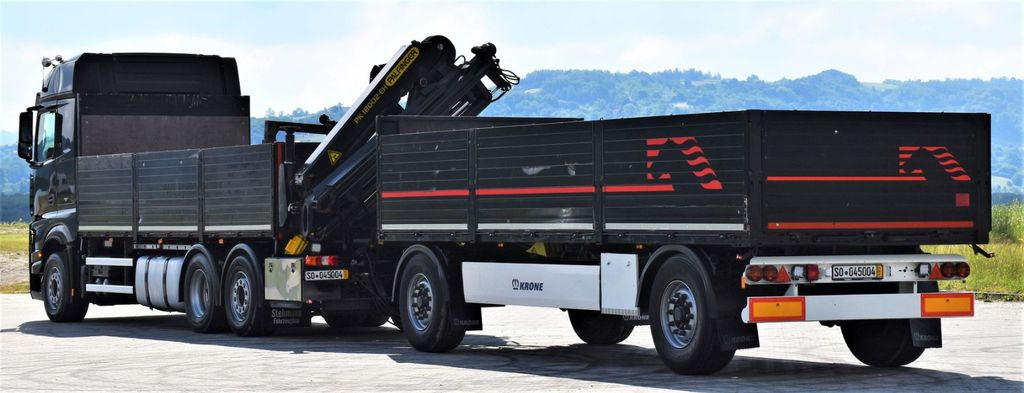 Camión grúa, Camión caja abierta Mercedes-Benz ACTROS 2542 + PK18002-EH C/FUNK + Anhänger!: foto 7