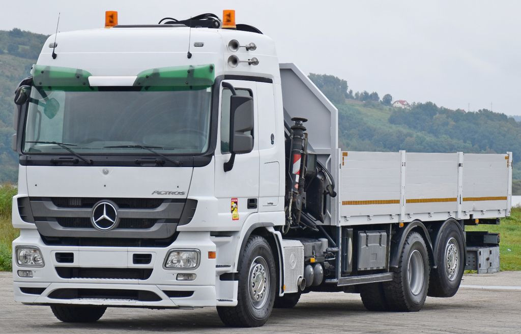 Mercedes-Benz ACTROS 2544 * HIAB 377 E - 8 HIPRO + FUNK* TOP - Camión grúa, Camión caja abierta: foto 3 Mercedes-Benz ACTROS 2544 * HIAB 377 E - 8 HIPRO + FUNK* TOP - Camión grúa, Camión caja abierta: foto 3