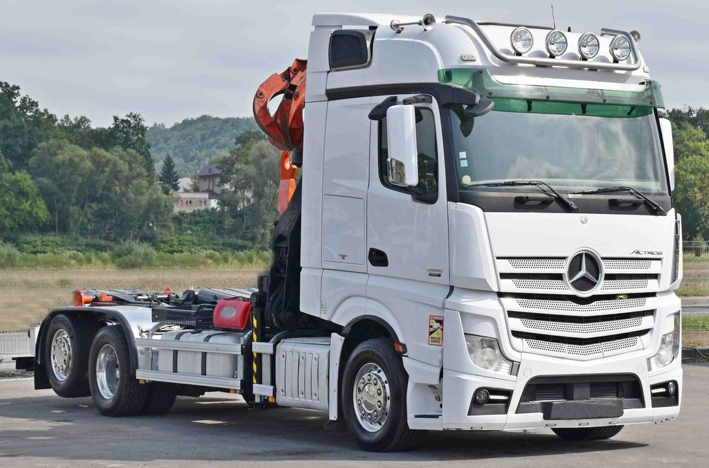 Mercedes-Benz ACTROS 2551 * ABROLLKIPPER * LIV L120 Z3 (88) - Camión multibasculante, Camión grúa: foto 3 Mercedes-Benz ACTROS 2551 * ABROLLKIPPER * LIV L120 Z3 (88) - Camión multibasculante, Camión grúa: foto 3