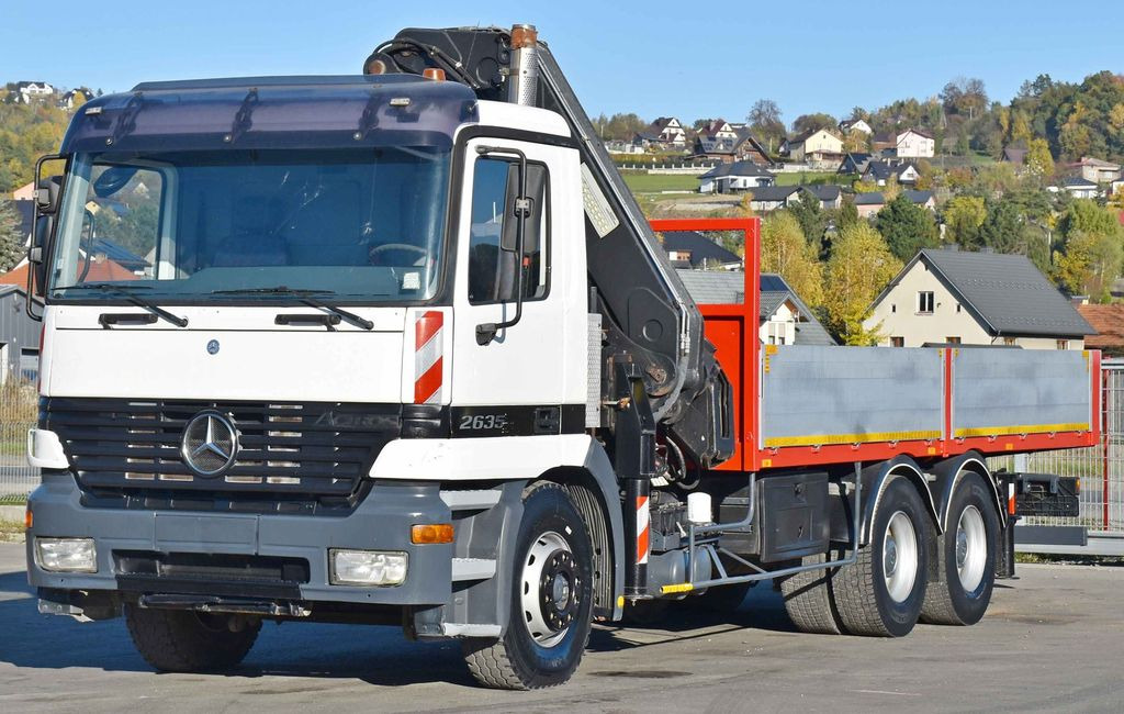 Mercedes-Benz ACTROS 2635 Pritsche 6,40m + HIAB 400 E-5 + FUNK - Camión grúa: foto 4 Mercedes-Benz ACTROS 2635 Pritsche 6,40m + HIAB 400 E-5 + FUNK - Camión grúa: foto 4