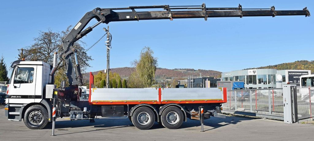 Mercedes-Benz ACTROS 2635 Pritsche 6,40m + HIAB 400 E-5 + FUNK - Camión grúa: foto 5 Mercedes-Benz ACTROS 2635 Pritsche 6,40m + HIAB 400 E-5 + FUNK - Camión grúa: foto 5