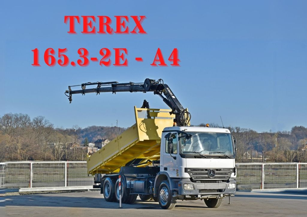 Mercedes-Benz ACTROS 2636 * TEREX 165.2E - A4 + FUNK/6x4 - Camión grúa, Camión volquete: foto 1 Mercedes-Benz ACTROS 2636 * TEREX 165.2E - A4 + FUNK/6x4 - Camión grúa, Camión volquete: foto 1