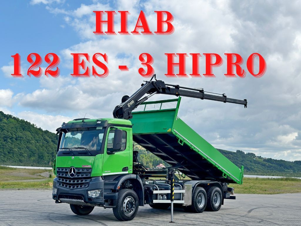 Mercedes-Benz AROCS 2636 * HIAB 122 ES - 3 HIPRO * 6x4 - Camión grúa: foto 1 Mercedes-Benz AROCS 2636 * HIAB 122 ES - 3 HIPRO * 6x4 - Camión grúa: foto 1