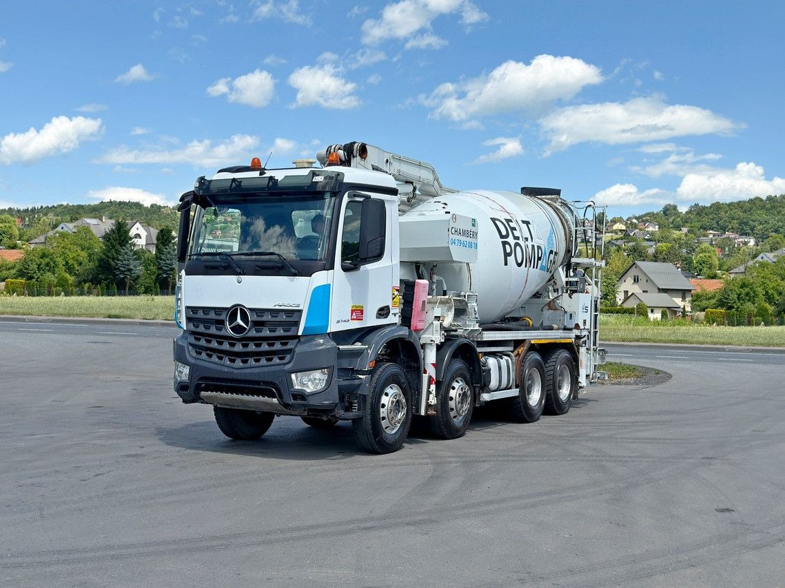 Mercedes-Benz AROCS 3743 * Betonpumpe + FUNK * 8x4 * TOP - Camión bomba de hormigón: foto 2 Mercedes-Benz AROCS 3743 * Betonpumpe + FUNK * 8x4 * TOP - Camión bomba de hormigón: foto 2
