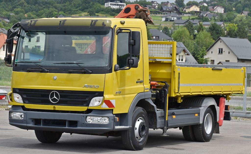Mercedes-Benz ATEGO 818 * KIPPER 4,05m + PK 6501A * TOP - Camión grúa, Camión volquete: foto 4 Mercedes-Benz ATEGO 818 * KIPPER 4,05m + PK 6501A * TOP - Camión grúa, Camión volquete: foto 4